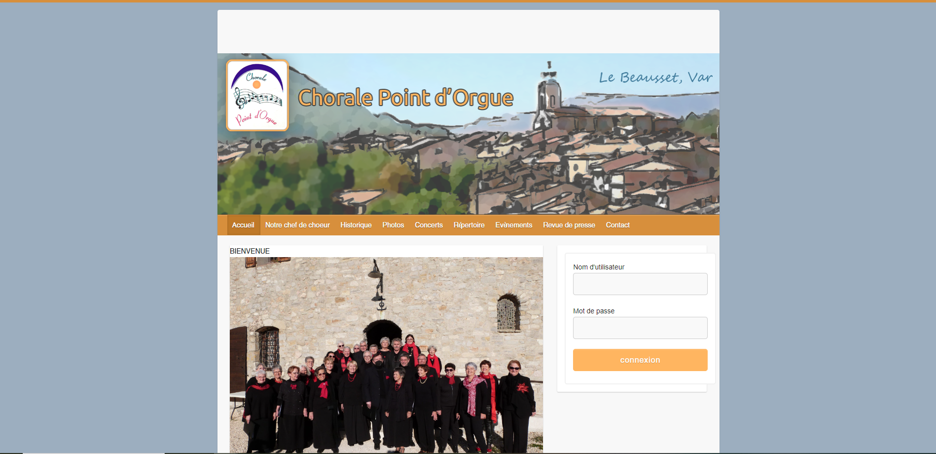 Site Chorale Point d&apos;Orgue