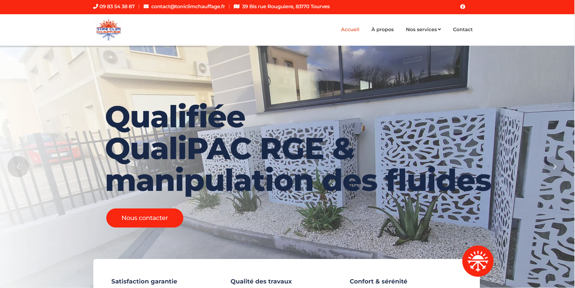 Site Toni Clim Chauffage